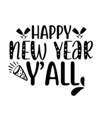 Happy New Years SVG Bundle, Hello 2022 Svg, 2021