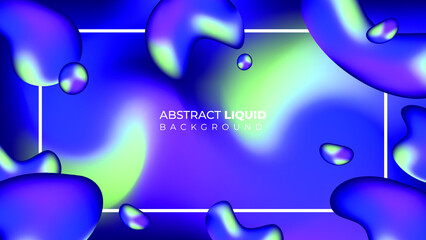 Gradient liquid abstract background
