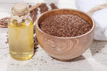 Linum Usitatissimum - Organic Linseed Oil And Flax Seeds