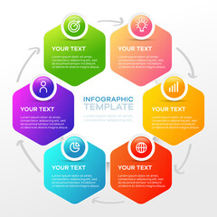 Infographic business template design