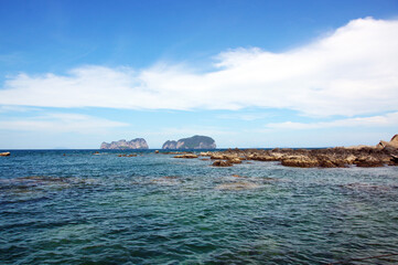 view of the coast of the sea