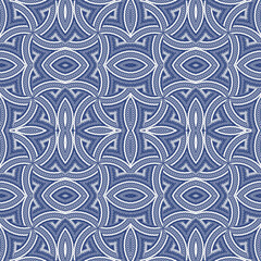 Abstract colorful seamless jacquard mosaic pattern. Design for fabric, wallpaper, paper, cover, weaving, packaging, tile, ceramics. Background for fashion textiles.