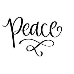 Peace, Peace, love, Black Lives Matter, peace on earth, vector, text, city, sign, country, symbol, design, calligraphy isolated on white hand written typography
