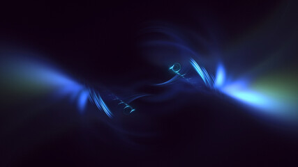 Fototapeta premium 3D rendering abstract technology fractal background