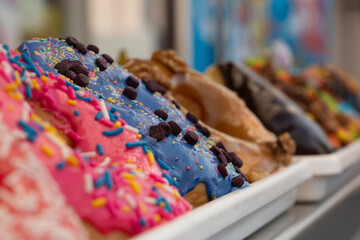 decorated dessert donuts 