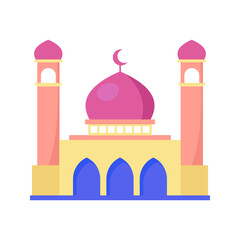 mosque of muslim prayer design vector illustration 
