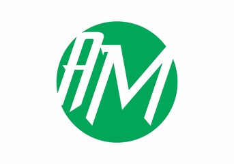 Unique shape of AM initial letter