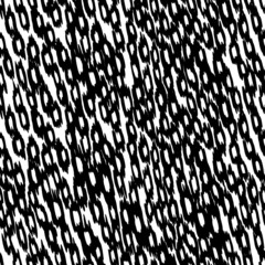 Abstract modern leopard seamless pattern. Animals trendy background. Black and white decorative vector illustration for print, card, postcard, fabric, textile. Modern ornament of stylized skin