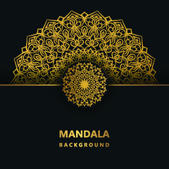 Luxury ornamental mandala design background  