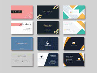 Professional Business Card Set For Publishing.