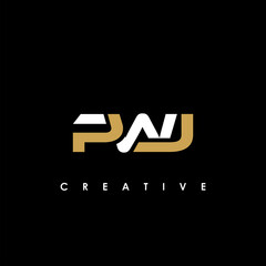 PWJ Letter Initial Logo Design Template Vector Illustration