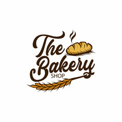 Bakery logo template Premium Vector
