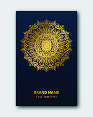 gold mandala background  