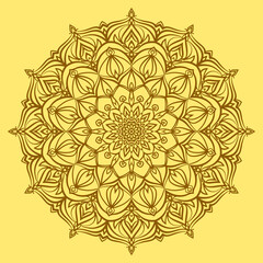mandala art vector abstract round trippy ethnic design for web or print element