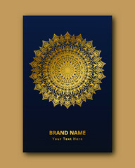 Christmas Luxury Mandala Design background  