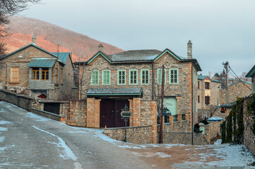 Nymfaio is a picturesque traditional village of Greece and a very popular winter destination. Arcturos organisation which protects brown bears was founded there and provides shelter for wounded bears.