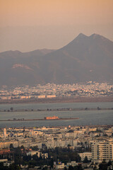 View of Tunis from the mountain -- Tunisia 