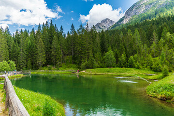 Summer mountain landscapes. Glimpses of poetry.