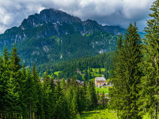 Summer mountain landscapes. Glimpses of poetry.