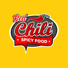 Spicy chili pepper logo Vector