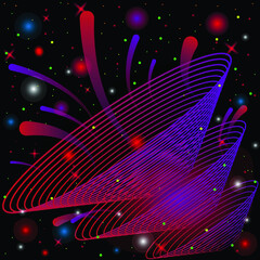 Boom abstact background,Star effect on universe,Vector starburst on galaxy, Graphic radial blast design