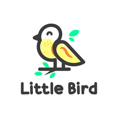 CUTE LITTLE BIRD LOGO