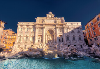 Trevi Fountain by day, Rome, Italy