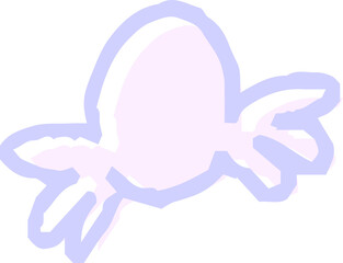 子供が描いたキャンディの落書き 
