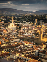 Obraz premium View of Florence from above