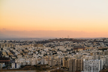 Obraz premium View of Tunis from the mountain -- Tunisia 