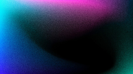 Abstract gradient blurred pattern colorful with realistic grain noise effect background, for art product design and social media, trendy and vintage style