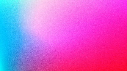 Abstract gradient blurred pattern colorful with realistic grain noise effect background, for art product design and social media, trendy and vintage style