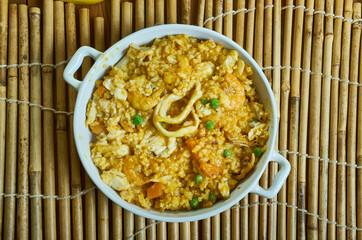 Portuguese Style Seafood Paella