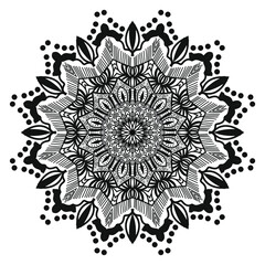 ornamental round lace ornament