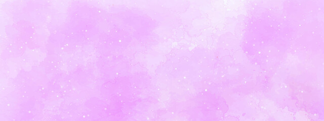Bright purple and soft pink watercolor brush background. Paper textured pattern for vintage design, retro card. 水彩　背景　テクスチャ