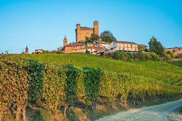 The castle of Serralunga d Alba