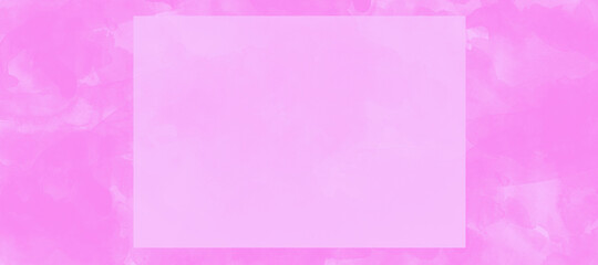 Różowe tło z ramką © Hanna