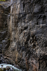 Fototapeta na wymiar Canyon in the bavarian alp