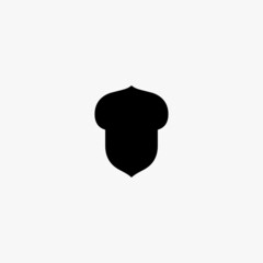 acorn icon. acorn vector icon on white background