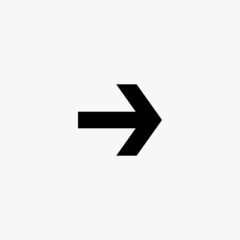 arrow icon. arrow vector icon on white background