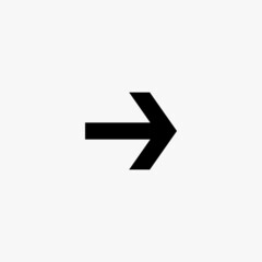 arrow icon. arrow vector icon on white background