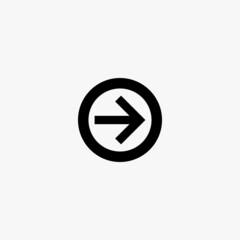 arrow icon. arrow vector icon on white background