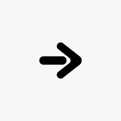 arrow icon. arrow vector icon on white background