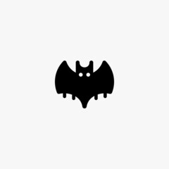 bat icon. bat vector icon on white background