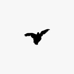 bird icon. bird vector icon on white background