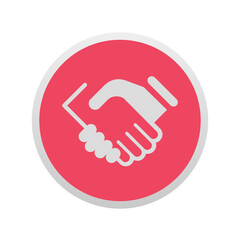 Hand Shake - Sticker