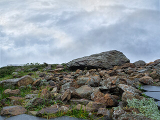 rocks in the mountains
