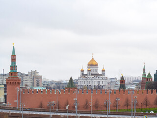 Obraz premium the cathedral and the kremlin