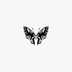 butterfly icon. butterfly vector icon on white background