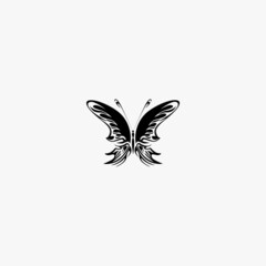 butterfly icon. butterfly vector icon on white background